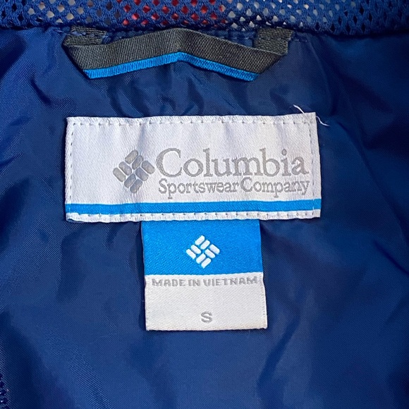 Columbia Omni-Tech Orange/Red Color Hooded Kids Jacket Size S - Picture 7 of 10